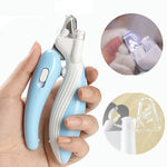 LED pet nail clippers for dogs and cats