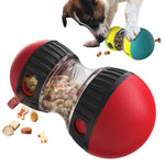 Interactive treat dispensing dog puzzle toy for mealtime enrichment