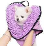 PetLeora super absorbent microfiber pet bath towel